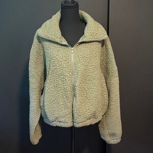 SO Women's Teddy Jacket - Olive Green